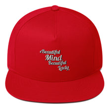Load image into Gallery viewer, &quot;#Beautiful Mind&quot; Flat Bill Cap

