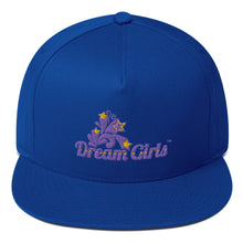 Load image into Gallery viewer, Dream Girls Logo Embroidered Flat Bill Cap
