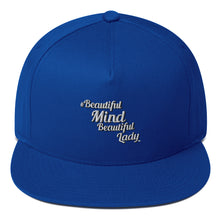 Load image into Gallery viewer, &quot;#Beautiful Mind&quot; Flat Bill Cap
