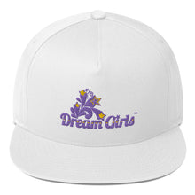 Load image into Gallery viewer, Dream Girls Logo Embroidered Flat Bill Cap
