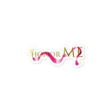 Load image into Gallery viewer, &quot;Honor Me&quot; Pink Ribbon Bubble-free stickers
