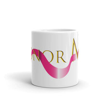 Load image into Gallery viewer, &quot;Honor Me&quot; Pink Ribbon White glossy mug
