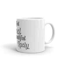 Load image into Gallery viewer, &quot;#Beautiful Mind&quot; White glossy mug
