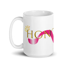 Load image into Gallery viewer, &quot;Honor Me&quot; Pink Ribbon White glossy mug
