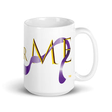 Load image into Gallery viewer, &quot;Honor Me&quot; Purple Ribbon White glossy mug
