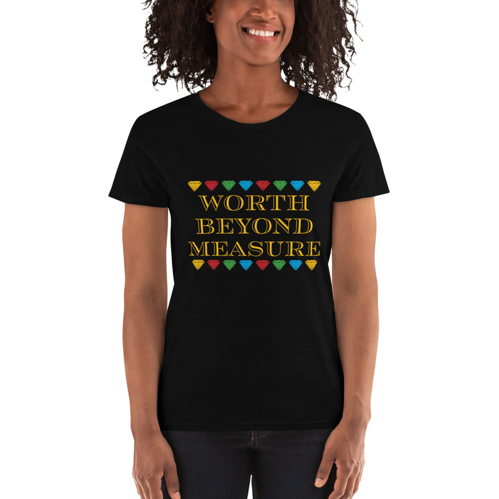 Worth Beyond Measure - Women's short sleeve t-shirt